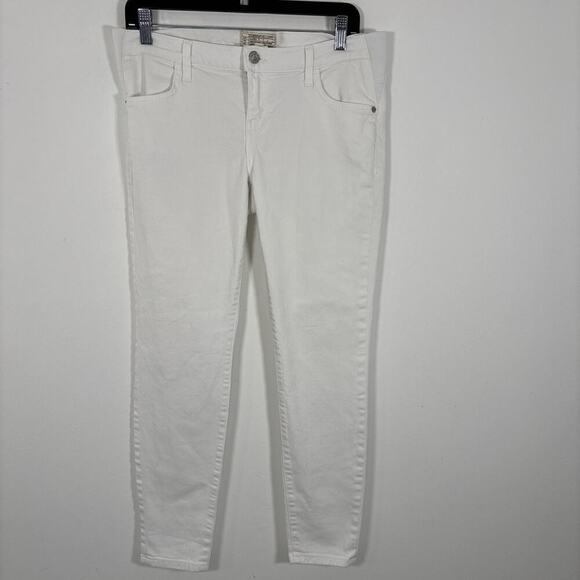 Current Elliot x Hatch Denim Jean 26 White Skinny Stiletto Sugar Maternity - Picture 1 of 9
